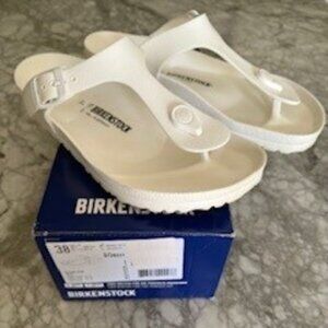 Birkenstock Gizeh Essentials EVA - White (Size 38 Women's 7)